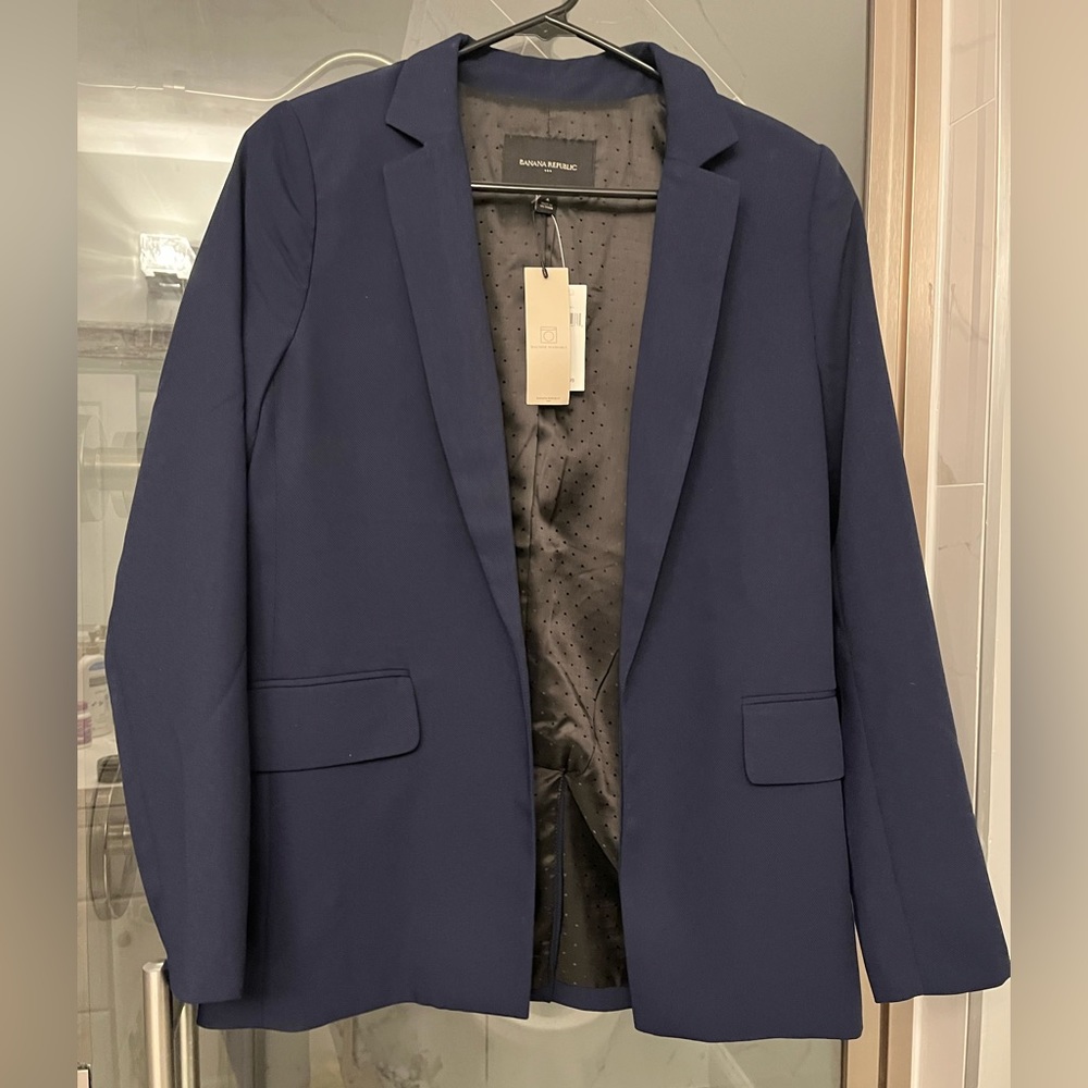 NWT Banana Republic Navy Blazer